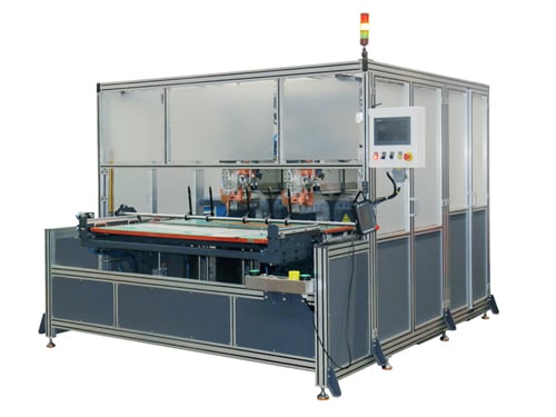 Патч-сварочный аппарат MFDC 2×100 kVA для стойки B